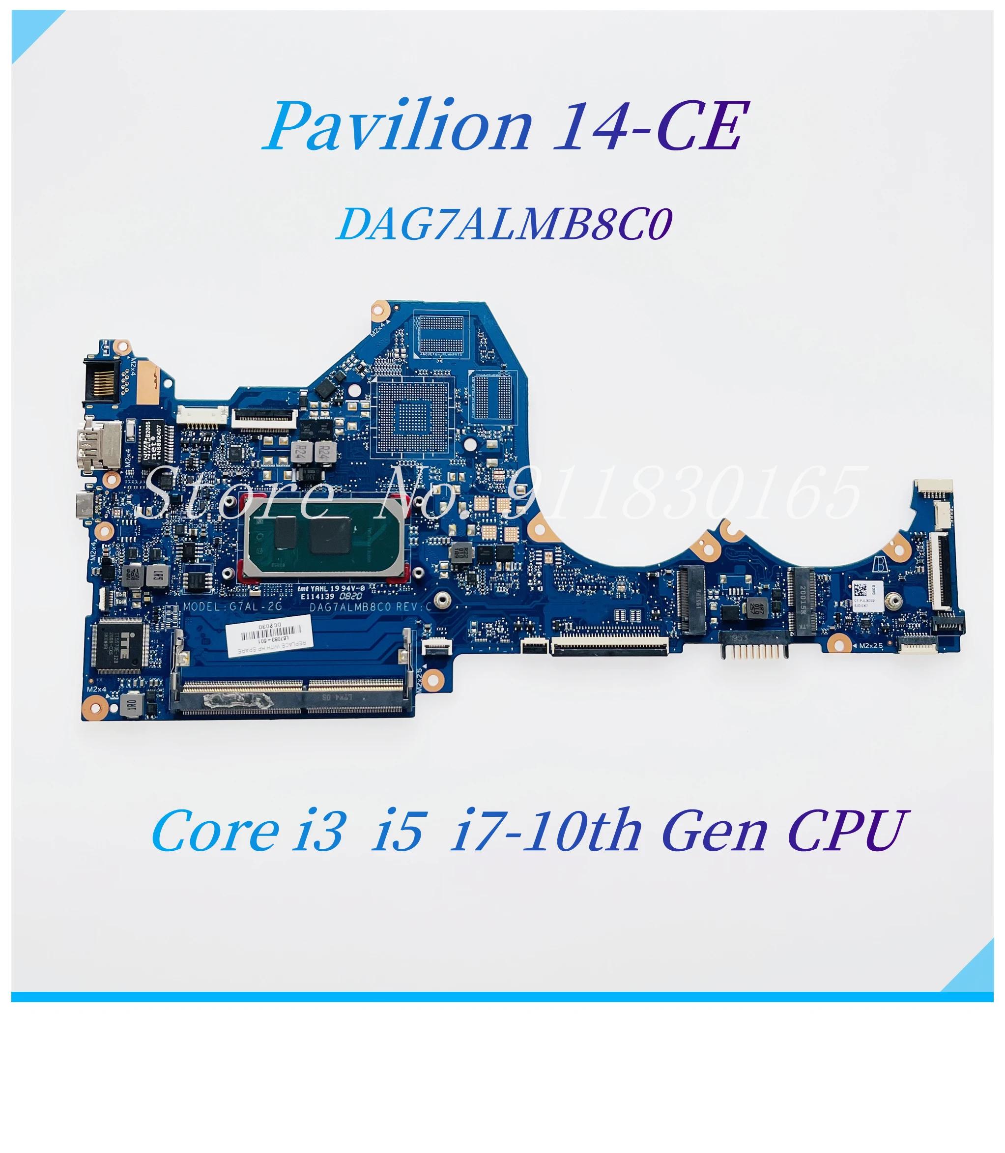 HP ĺ 14-CE TPN-Q207 Ʈ  L67082-601 L67083-601, DAG7ALMB8C0 G7AL-2G, i3 i5 i7 CPU UMA DDR4 κ